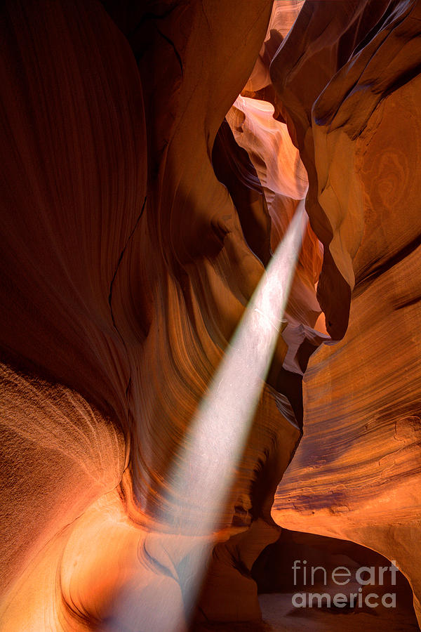 Magical Wonders of Antelope Canyon Page Arizona Photograph by Wayne Moran