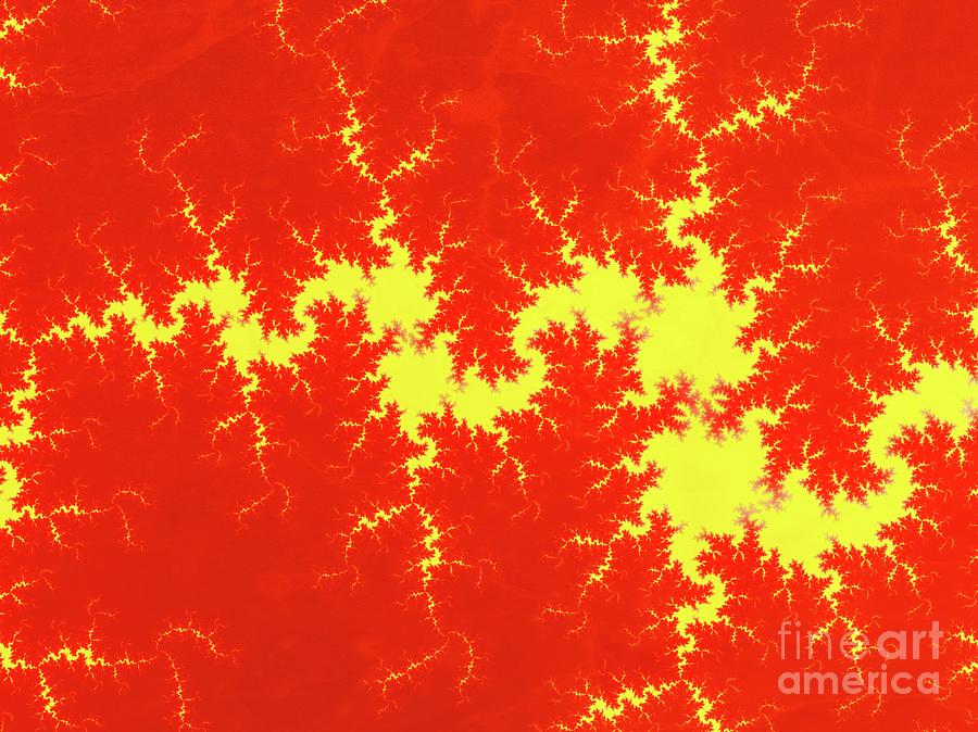 Abstract Digital Art - Magma by Esoterica Art Agency