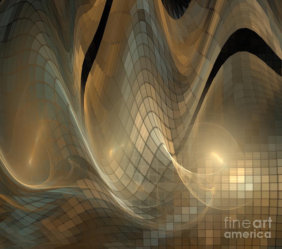 Abstract Digital Art - Magnetic Sand Fields by Kim Sy Ok