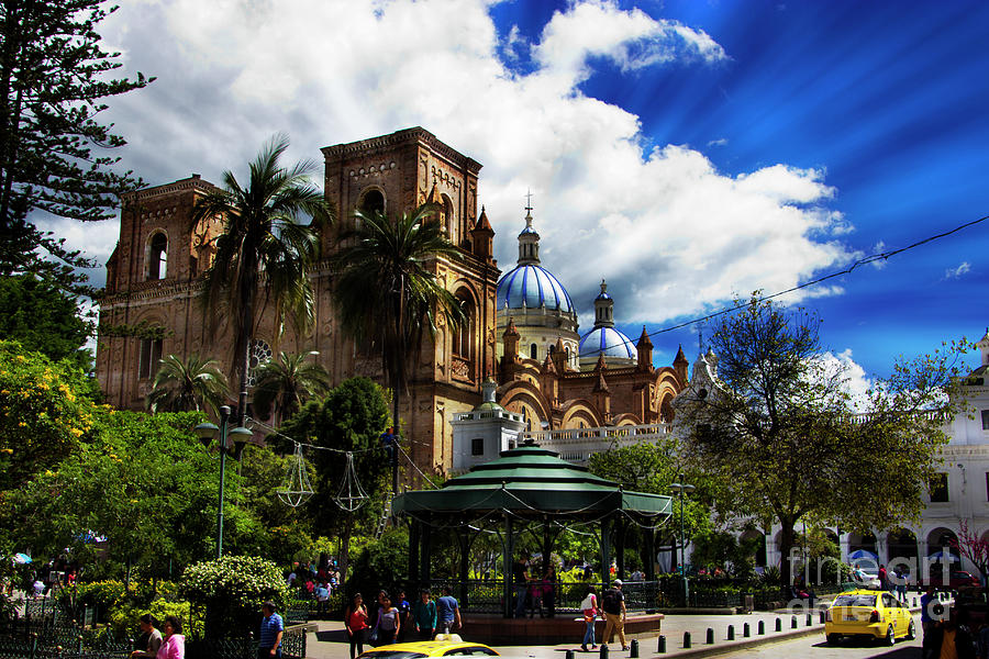 Magnificent Center Of Cuenca, Ecuador III Photograph by Al Bourassa