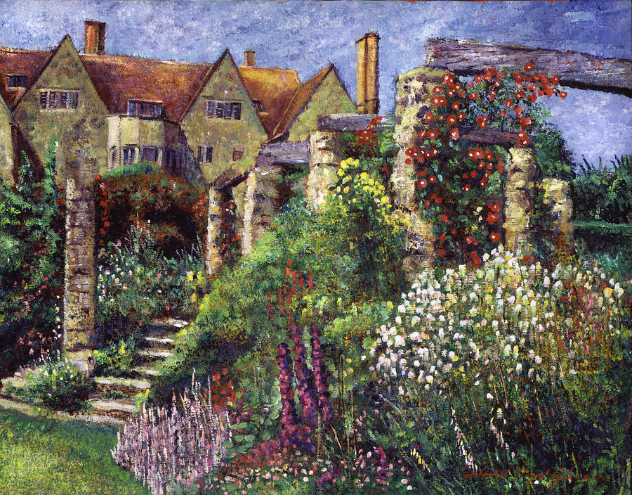 Magnificent Garden Painting by David Lloyd Glover