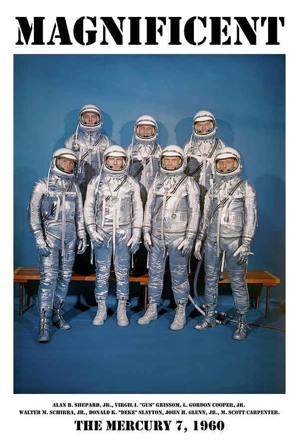 Magnificent - The Mercury Seven Photograph by Richard Reeve