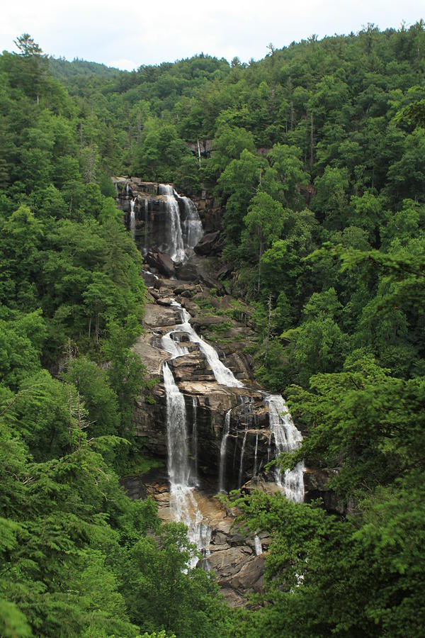 Magnificent Whitewater Falls Photograph by Karen Ruhl