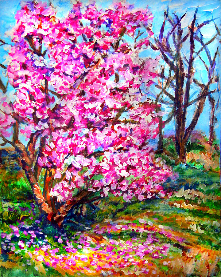 Magnolia Movie Painting - Magnolia - Early Spring by Laura Heggestad