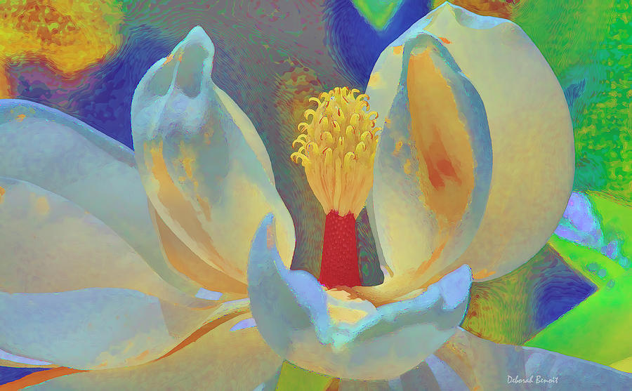 Magnolia Movie Photograph - Magnolia Abstract by Deborah Benoit