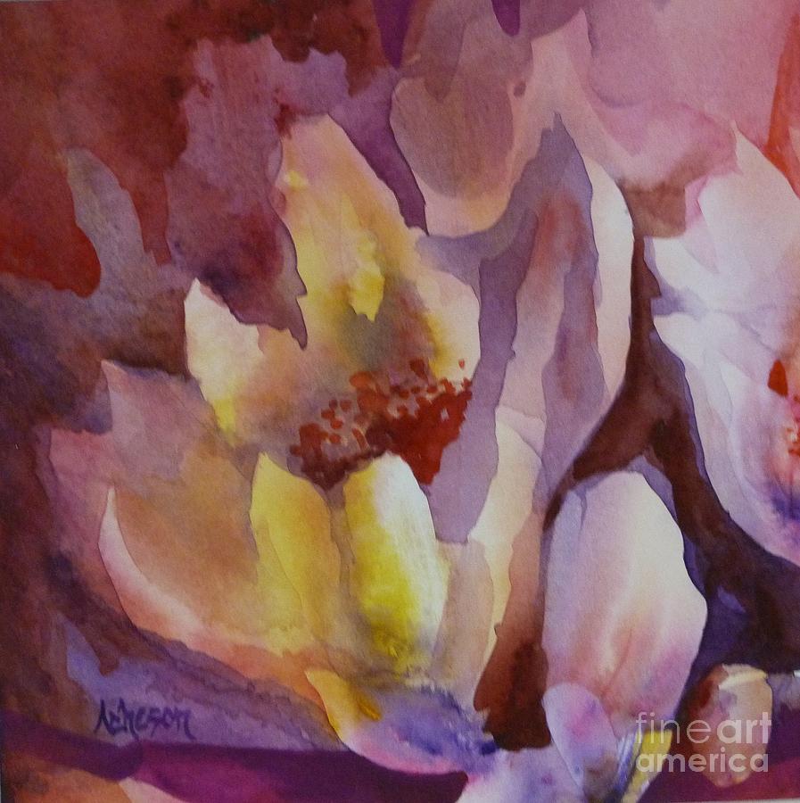 Magnolia Painting by Donna Acheson-Juillet