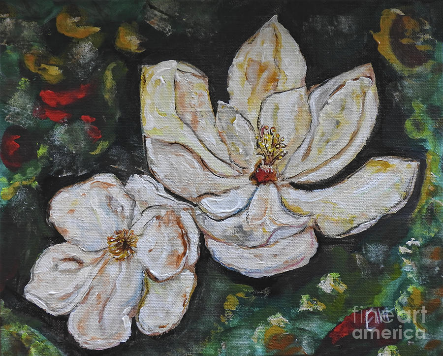Magnolia  Painting by Ella Kaye Dickey