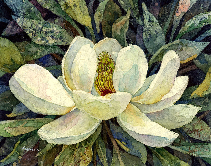 Magnolia Grandiflora Painting