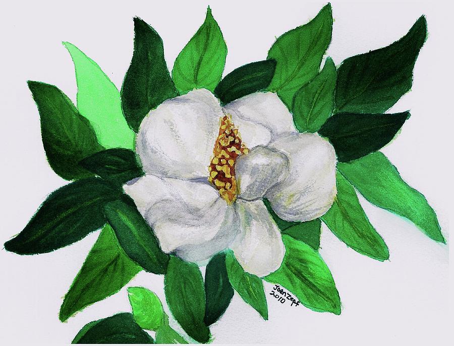 Magnolia I Painting by Joan Zepf