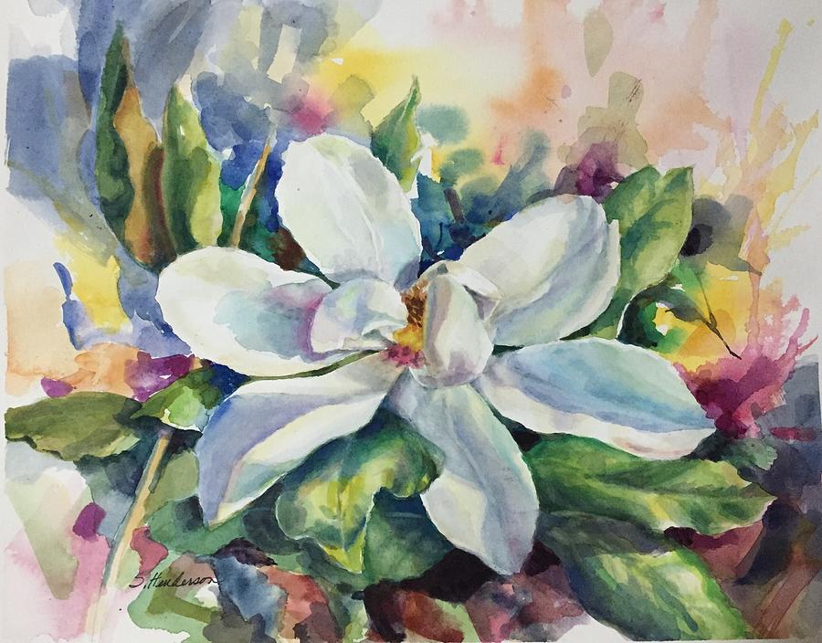 Magnolia Movie Painting - Magnolia Party by Shelley Henderson