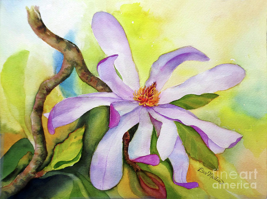 Magnolia Movie Painting - Magnolia Star by Beverly Martin