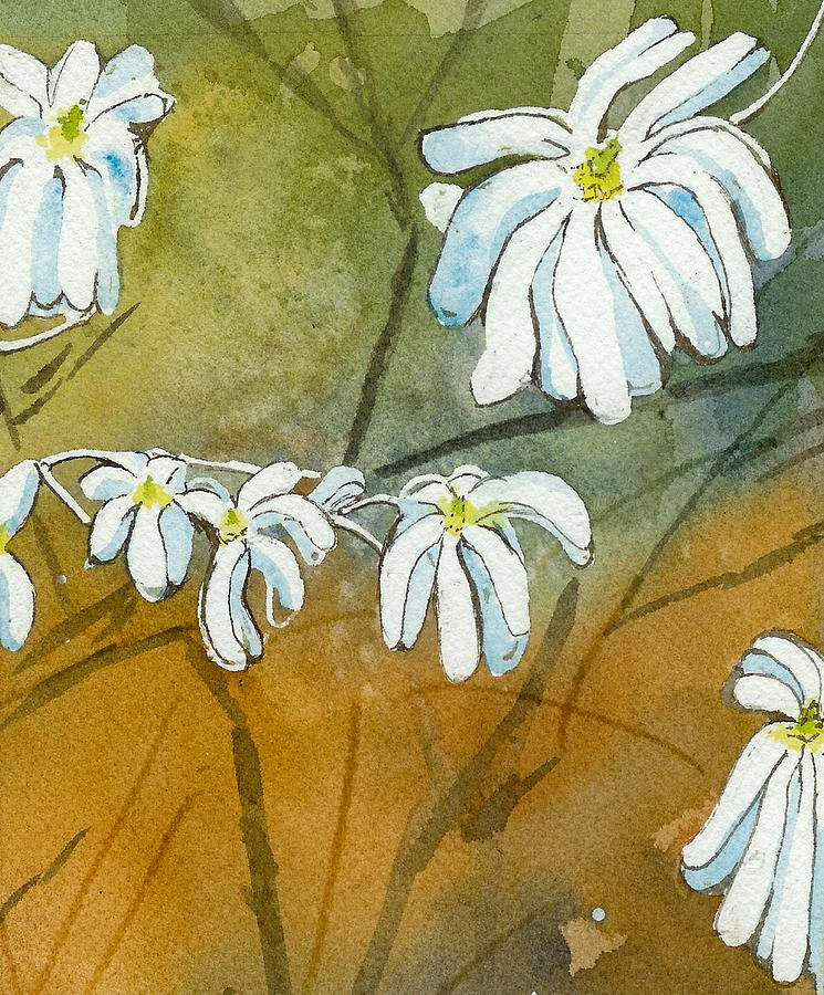 Magnolias 1 of 3 Painting by Lynn Babineau