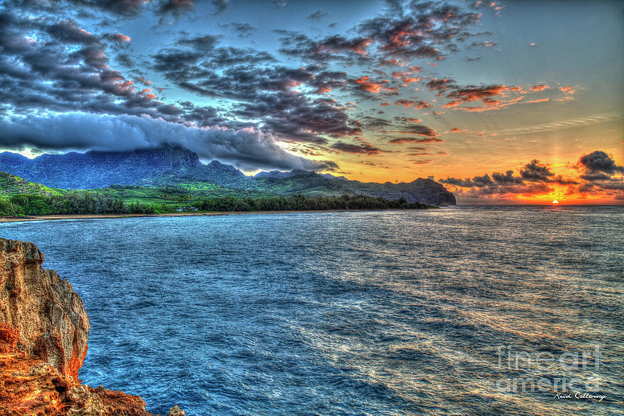 Maha Ulepu Beach Sunrise Kauai Hawaii Art Photograph