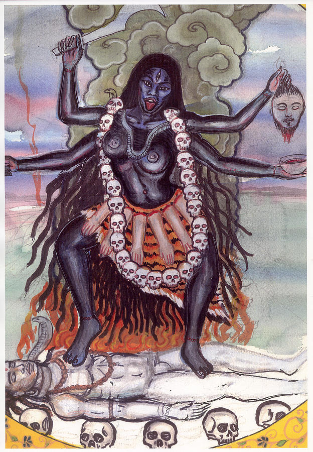 Mahakali Painting by Aaron Staengl - Pixels