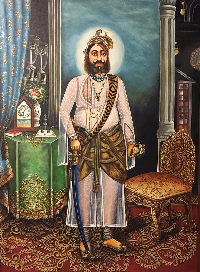 Portrait Painting - Maharaja  by Yash