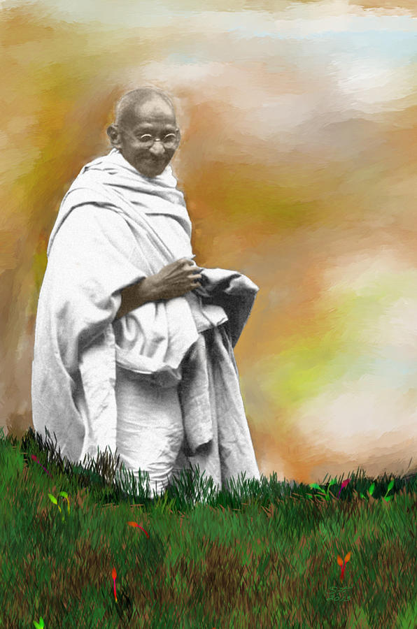 Mahatma Ghandi Photograph by C A Soto Aguirre - Fine Art America