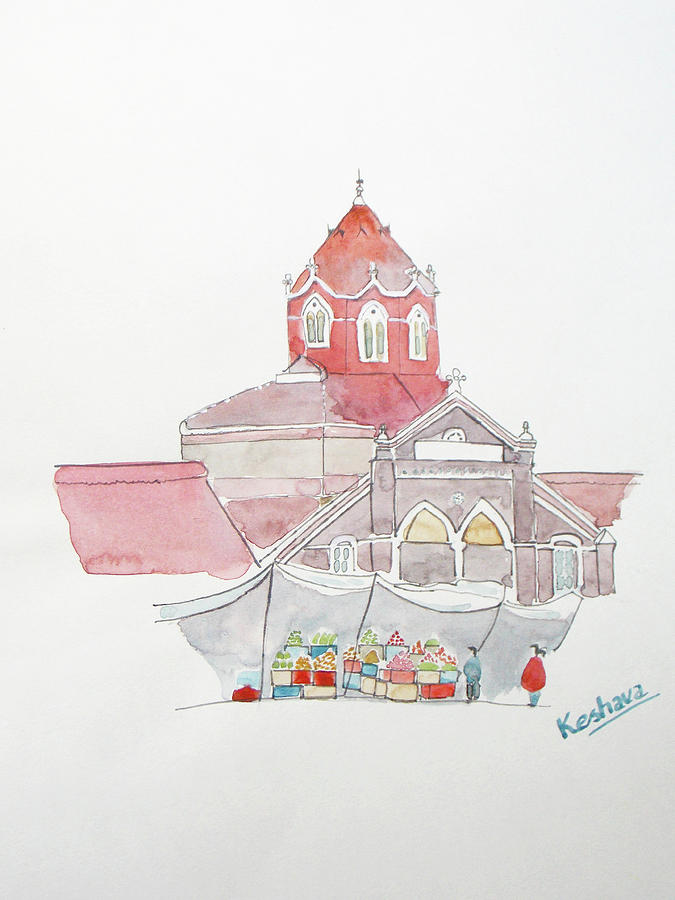 ArtEWorld by Sanika Dhanorkar: 104: Charcoal Sketch: Shaniwar Wada, Pune