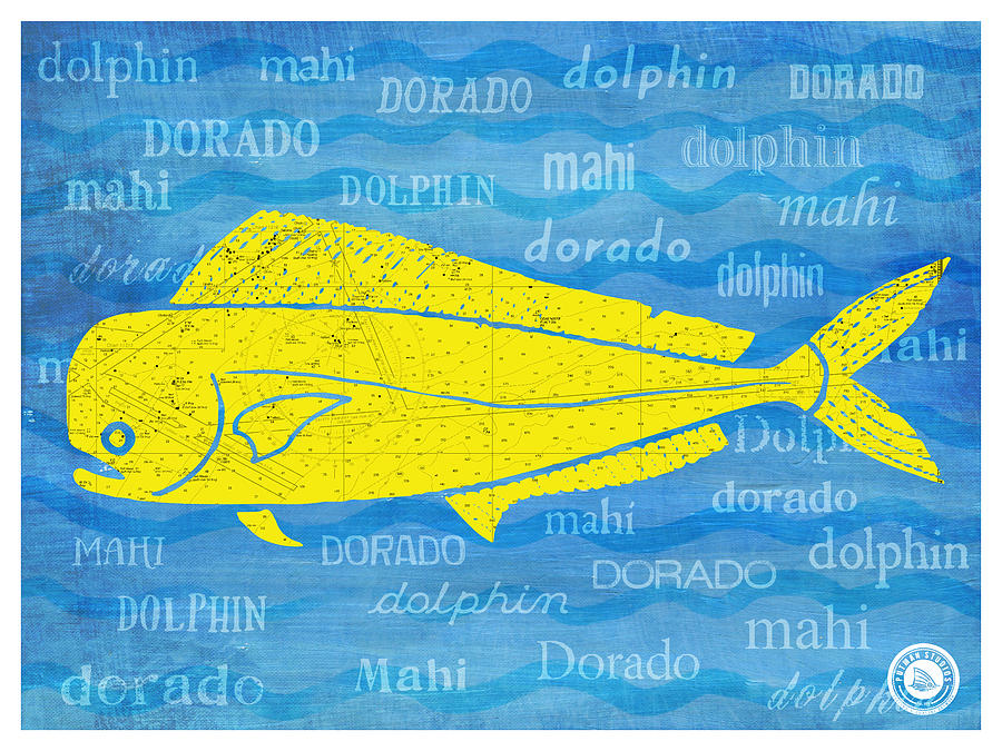 Mahi-Dolphin-Dorado Digital Art by Kevin Putman
