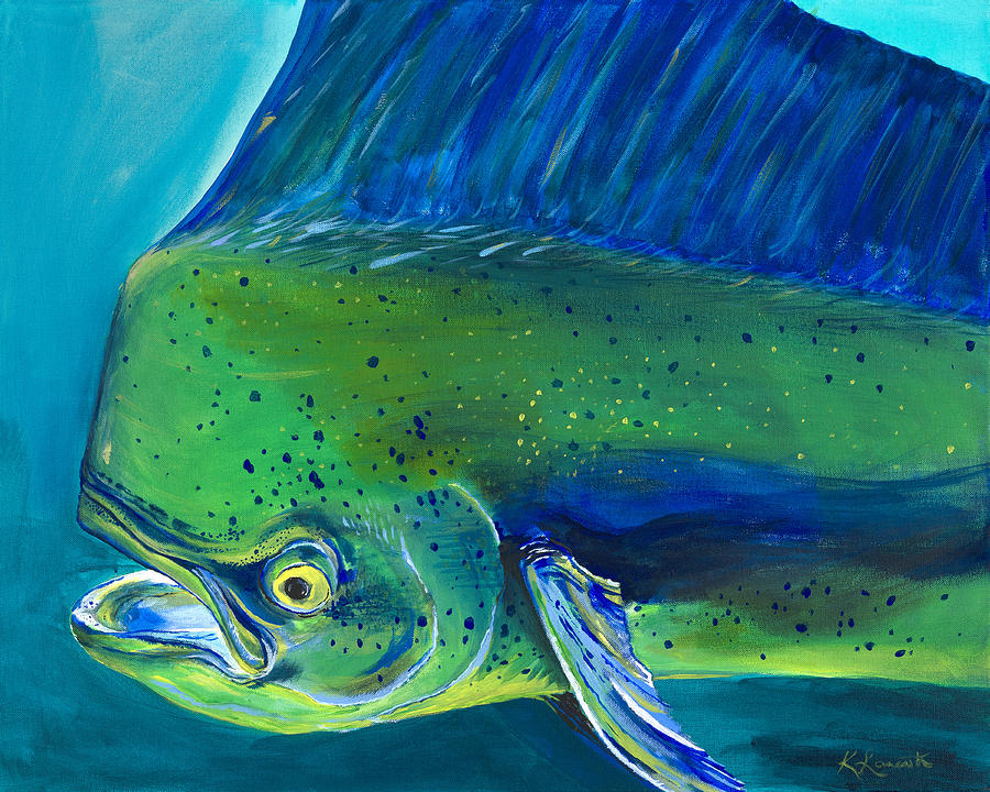 Mahi Painting By Kevin Lancaster - Fine Art America