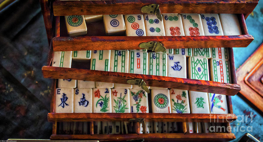 Mahjong Photograph by Mitch Shindelbower