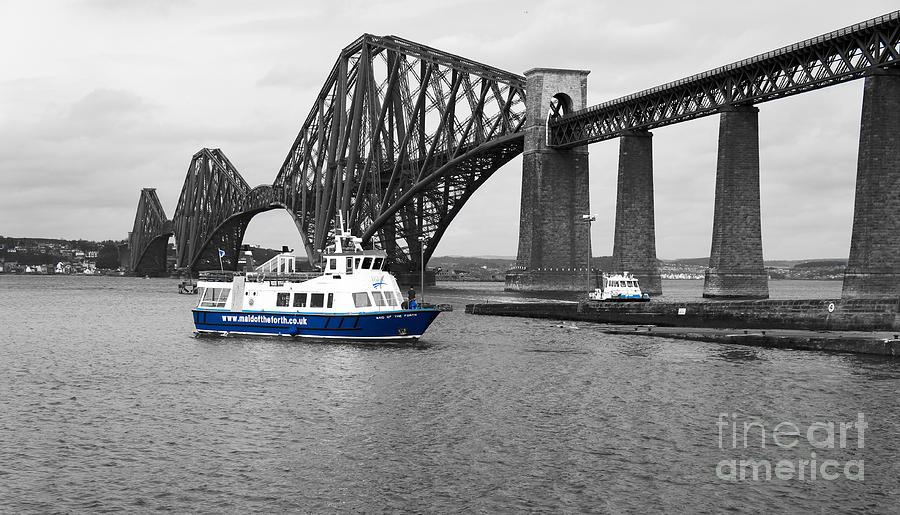Maid of the Forth in blue. Photograph by Elena Perelman