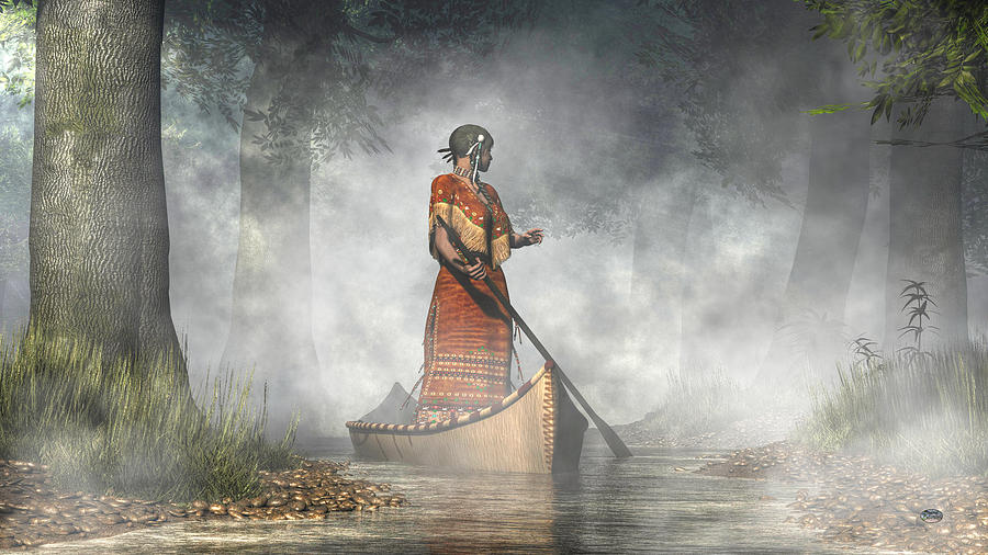 Maid of the Mists Digital Art by Daniel Eskridge