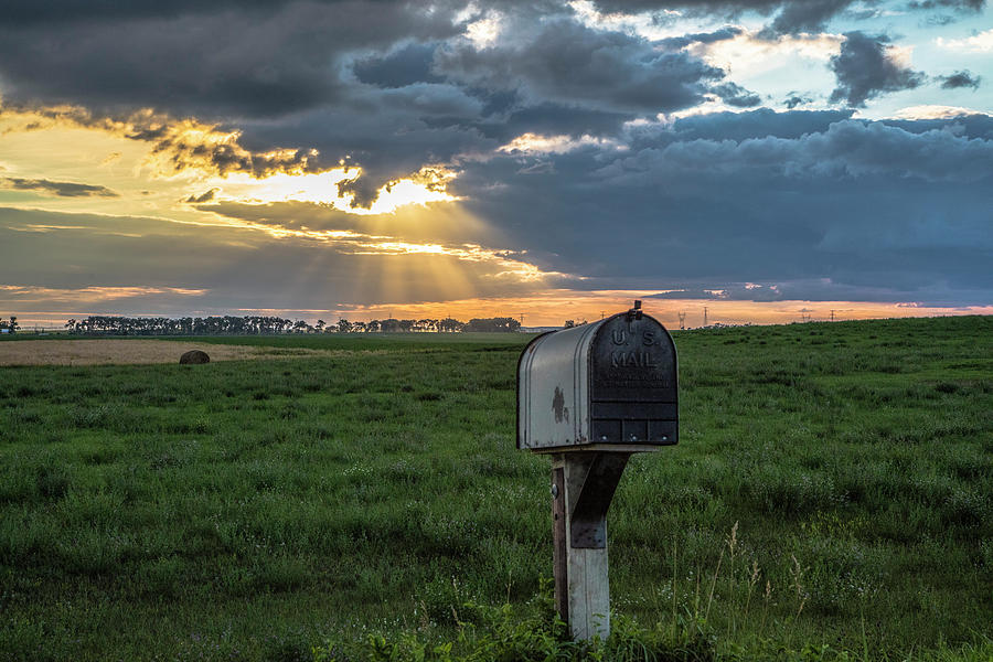 Mail Box in North Dakota  Photograph by John McGraw