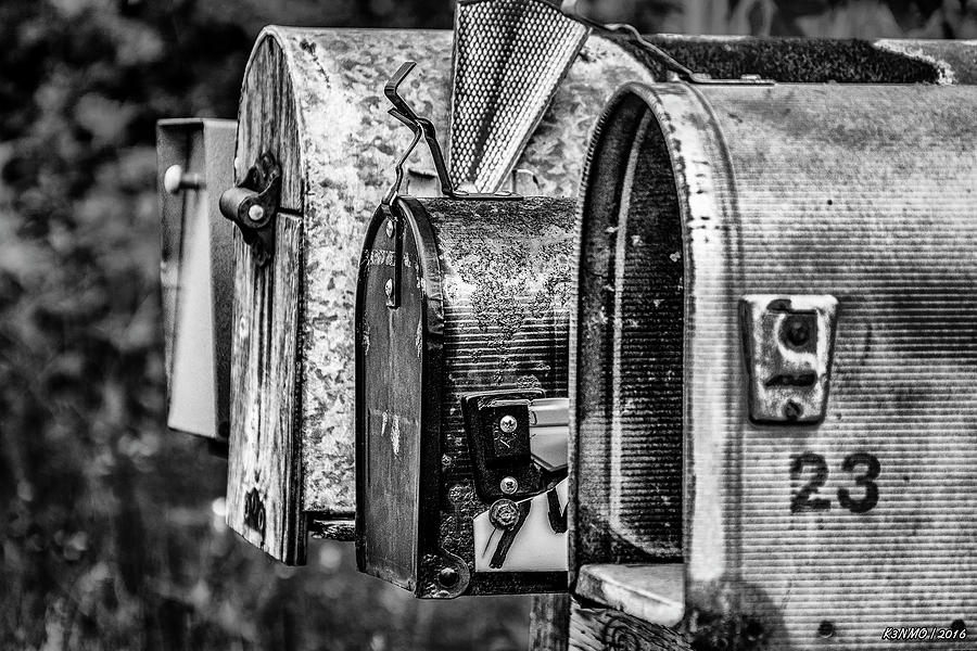 Mail Boxes in Baddeck Photograph by Ken Morris