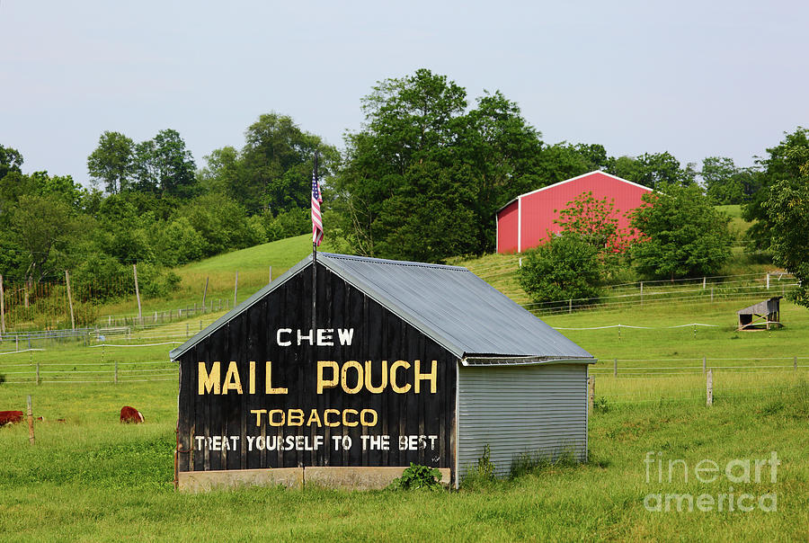 Mail Pouch Barn in Rural Maryland Photograph by James Brunker