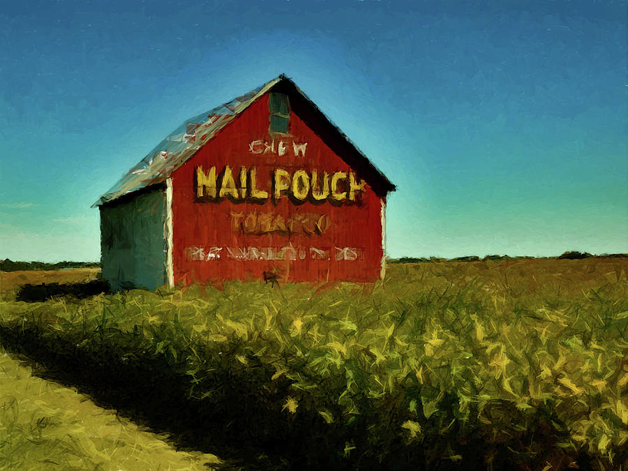 Mail Pouch Barn P D P Painting by David Dehner