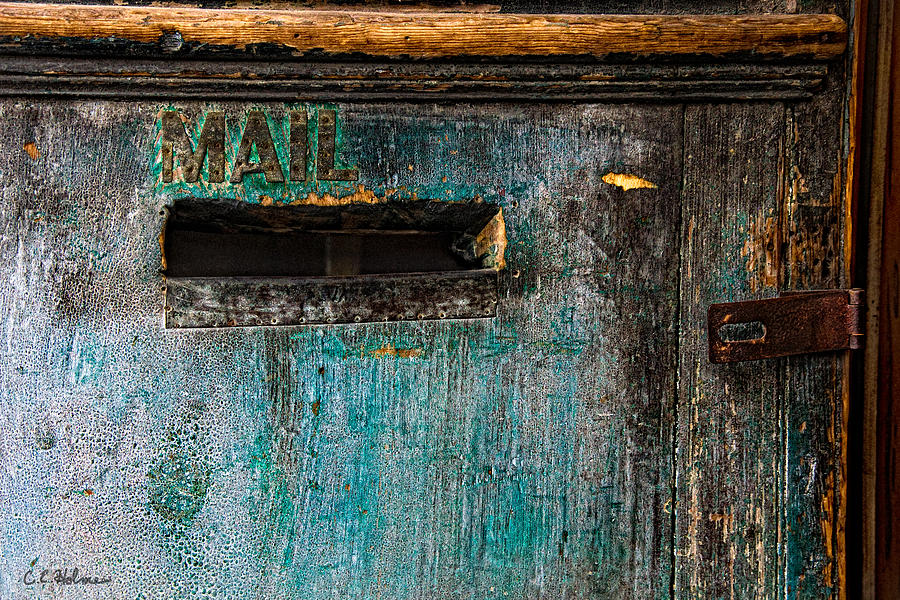 Architecture Photograph - Mail Slot by Christopher Holmes