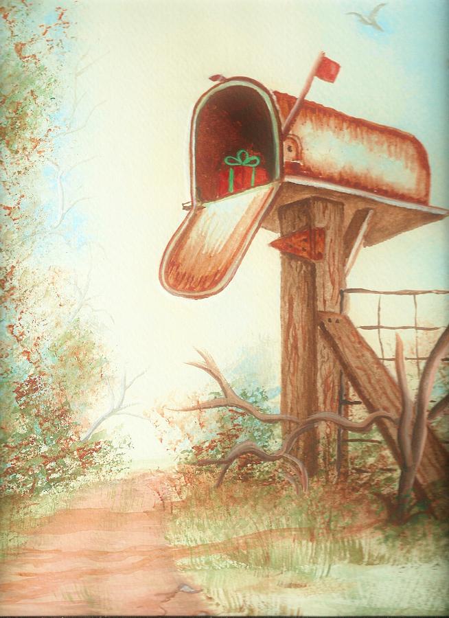 Mailbox  Painting by Denise F Fulmer