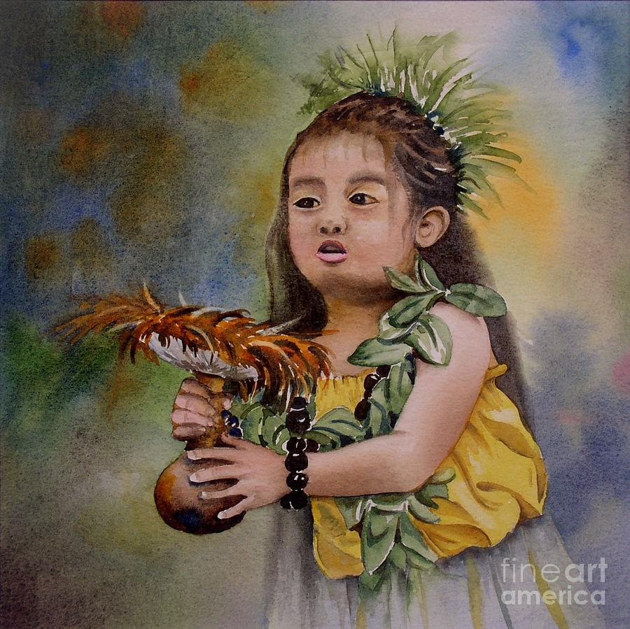 Watercolor Painting - Maile by Sue Roach