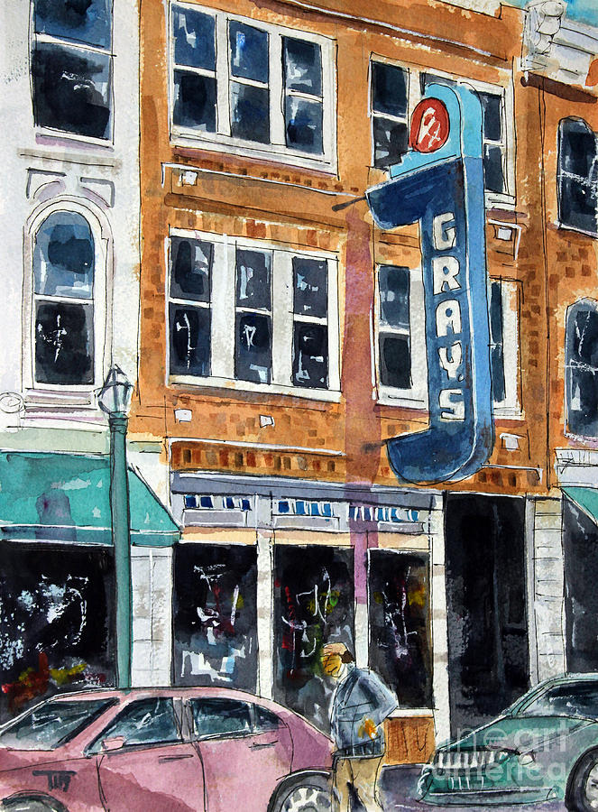 Main And Gray's Painting By Tim Ross 