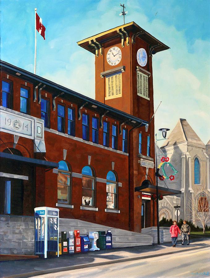Main and Park - Newmarket Painting by Phil Chadwick