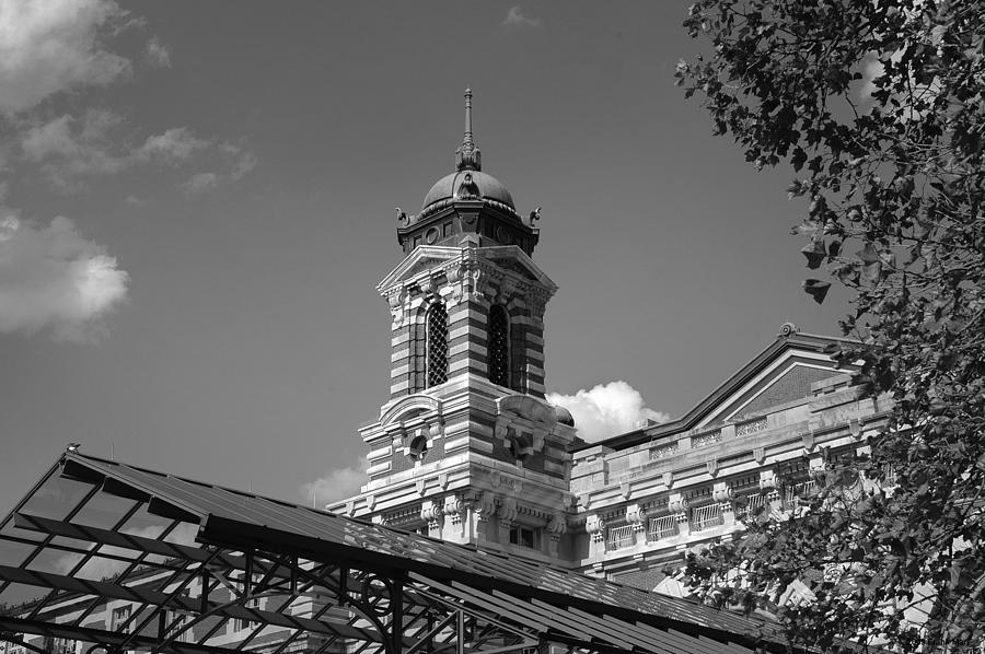 Main Building - Ellis Island Photograph by Frank Mari