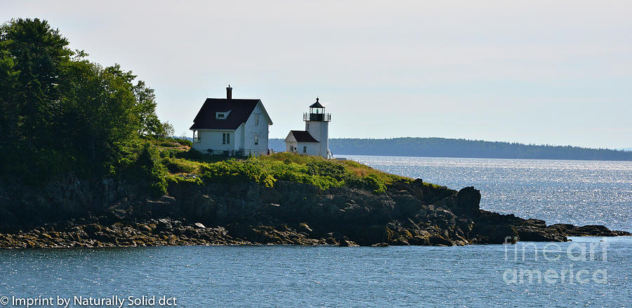 Maine Light House Photograph by David Taylor