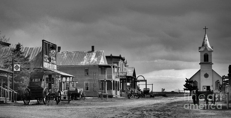 Main Street 1880 Photograph by Nadalyn Larsen