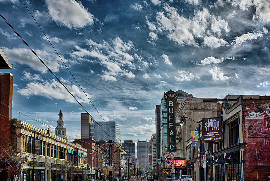 Main Street Buffalo Photograph by Eric Jahn - Fine Art America