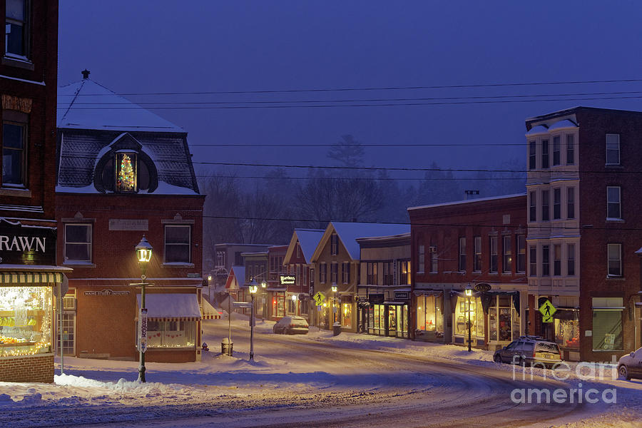 Main Street, Camden, Maine, USA Photograph by Kevin Shields