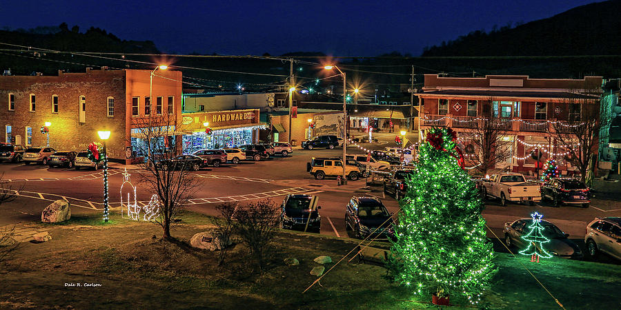 Main Street Christmas Photograph by Dale R Carlson