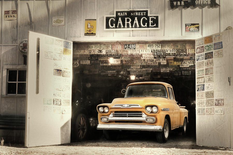 Main Street Garage Photograph by Lori Deiter