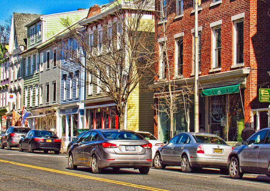 Main Street in Catskill NY Photograph by Nancy De Flon