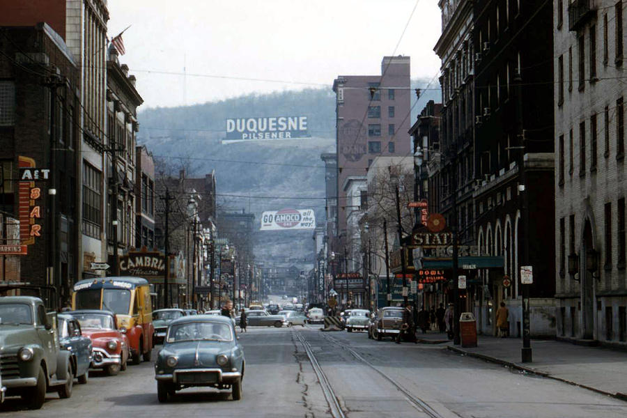 Main Street Johnstown 1950's Photograph by Photographer Unknown