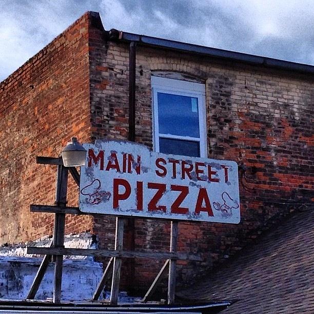 Main Street Pizza Back Entrance Photograph by Chris Brown