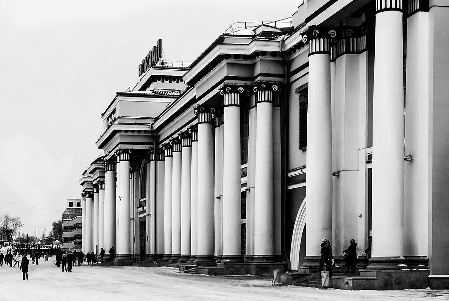 Main Train Station in Ekaterinburg Russia 2016 Photograph by John Williams