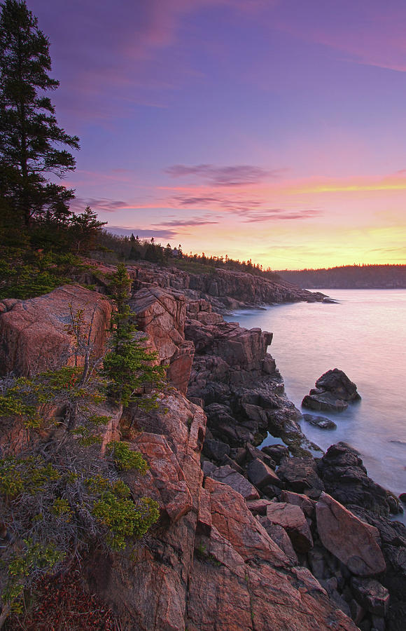 Maine Acadia National Park Seascape Photography Photograph by Juergen Roth