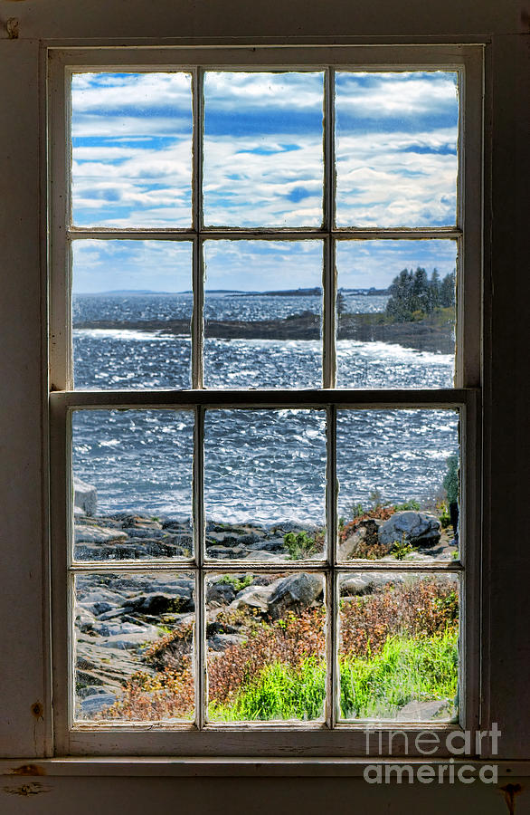 Maine Coast Picture Frame Photograph by Olivier Le Queinec