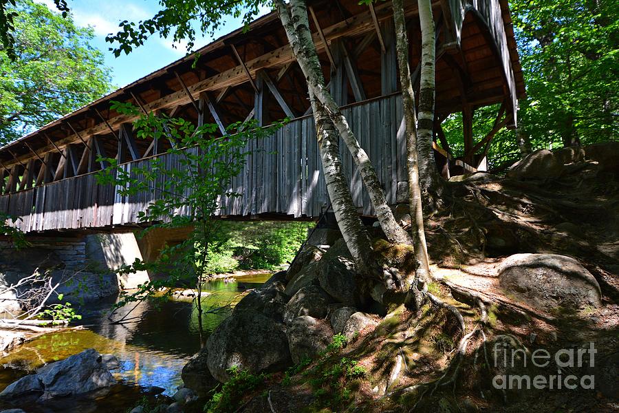 Maine Covered Bridge Photograph by Steve Brown