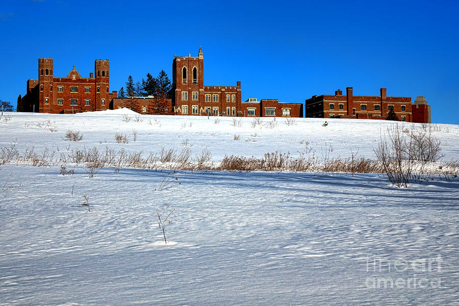 Maine Criminal Justice Academy in winter Photograph by Olivier Le Queinec